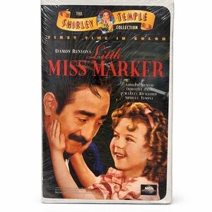 Shirley Temple “Little Miss Marker” VHS – Factory Sealed Colorized Edition
